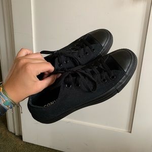 All black converse